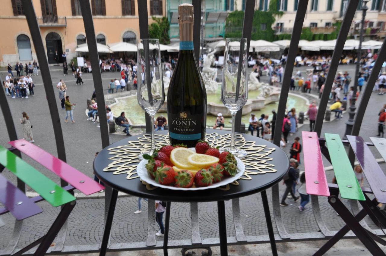 Apartmán Navona Charming Balcony Řím Exteriér fotografie